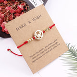 2019 Minimalist Lucky Red Rope Bracelet