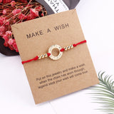 2019 Minimalist Lucky Red Rope Bracelet