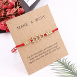 2019 Minimalist Lucky Red Rope Bracelet