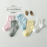 5 pairs/lot Spring Summer new Kids Cotton Socks.