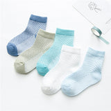 5 pairs/lot Spring Summer new Kids Cotton Socks.