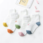 5 pairs/lot Spring Summer new Kids Cotton Socks.