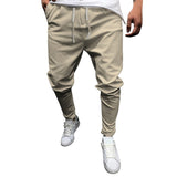 Autumn New Casual Male Solid Color Long Pants