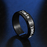 3 Colors Kpop Bangtan Boys Ring Stainless