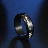 3 Colors Kpop Bangtan Boys Ring Stainless