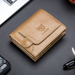 BULLCAPTAIN new men's leather wallet