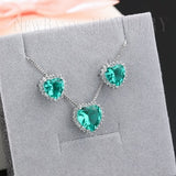 Small Heart Women Jewelry Sets