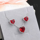 Small Heart Women Jewelry Sets