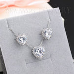 Small Heart Women Jewelry Sets