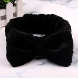 New Letter "OMG" Coral Fleece Soft Bow Headbands