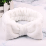 New Letter "OMG" Coral Fleece Soft Bow Headbands