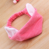 New Letter "OMG" Coral Fleece Soft Bow Headbands