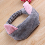 New Letter "OMG" Coral Fleece Soft Bow Headbands