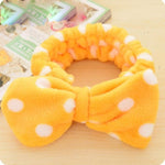 New Letter "OMG" Coral Fleece Soft Bow Headbands