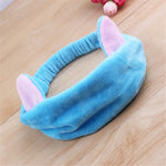 New Letter "OMG" Coral Fleece Soft Bow Headbands