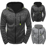 Men Zipper Sweatshirt Hoodies Jackets Coat