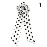 Women Streamers Scrunchies Polka Dot