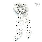 Women Streamers Scrunchies Polka Dot