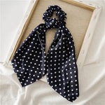 Women Streamers Scrunchies Polka Dot