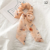 Women Streamers Scrunchies Polka Dot