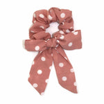 Women Streamers Scrunchies Polka Dot