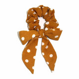 Women Streamers Scrunchies Polka Dot