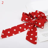 Women Streamers Scrunchies Polka Dot