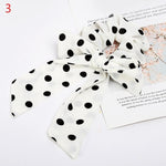 Women Streamers Scrunchies Polka Dot