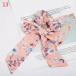 Women Streamers Scrunchies Polka Dot