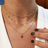 Modyle Gold Chain Boho Choker Necklace For Women