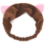 New Letter "OMG" Coral Fleece Soft Bow Headbands