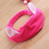 New Letter "OMG" Coral Fleece Soft Bow Headbands