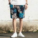 Beach Shorts Men Summer Hawaii Men linen Shorts