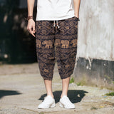 Beach Shorts Men Summer Hawaii Men linen Shorts