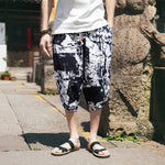 Beach Shorts Men Summer Hawaii Men linen Shorts