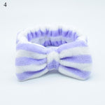 New Letter "OMG" Coral Fleece Soft Bow Headbands