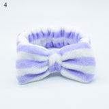 New Letter "OMG" Coral Fleece Soft Bow Headbands