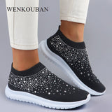 Fashion Bling Sneakers Women Sock Shoes Summer