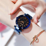 Watches women's luxury magnetic starry