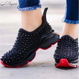 2020 Spring Women Sneakers Flat Slip