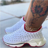 2020 Spring Women Sneakers Flat Slip