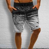 SHUJIN Men Casual Shorts Fashion Printed Joggers Short