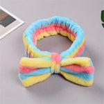 New Letter "OMG" Coral Fleece Soft Bow Headbands