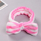 New Letter "OMG" Coral Fleece Soft Bow Headbands