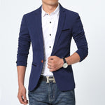 Slim Fit Men Suit Terno Masculino Blazers