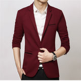 Slim Fit Men Suit Terno Masculino Blazers