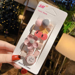 1 Set Cute Princess Fruit Hairpins