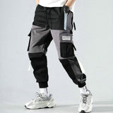 Ribbons Harem Joggers Men Cargo Pants Streetwear