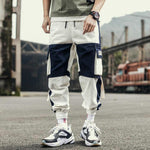 Ribbons Harem Joggers Men Cargo Pants Streetwear