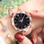 Women Casual Leather Ladies Watch Quartz